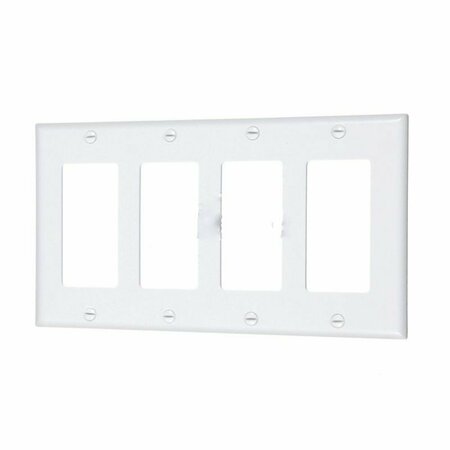 AMERICAN IMAGINATIONS Rectangle White Electrical Switch Plate Plastic AI-37091